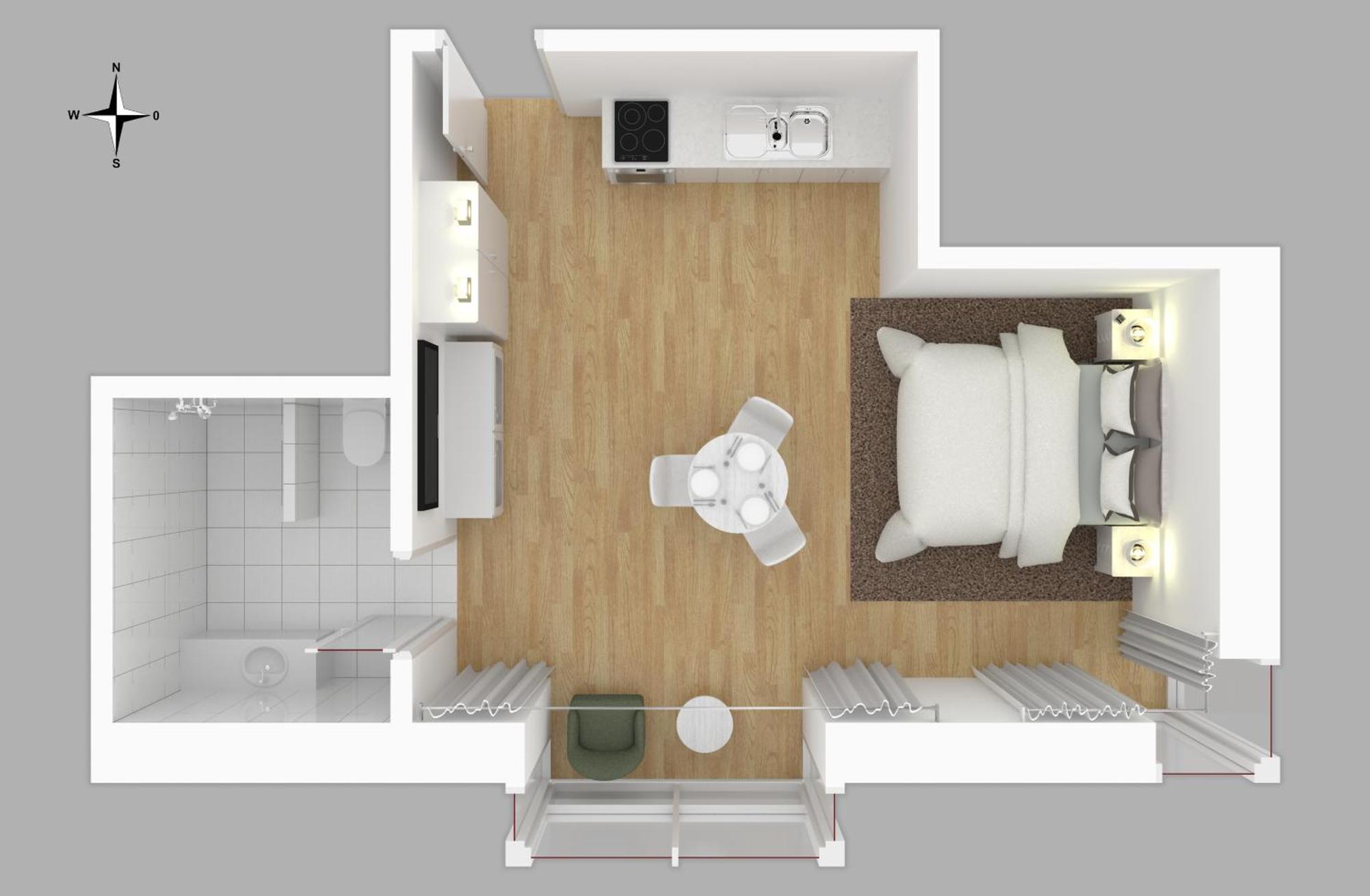 Moderne Neue Apartments Zum Wohlfuehlen Im Boardinghouse Bed & Butter Hasbergen Zewnętrze zdjęcie
